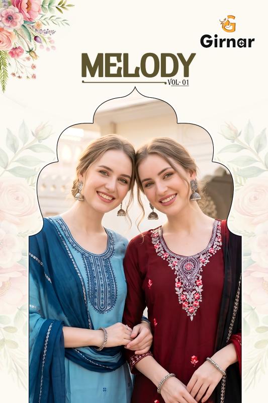 Girnar Melody vol 1 catalog kurtis wholesale in hyderabad
