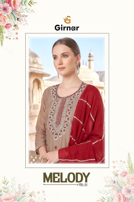 Girnar Melody vol 1 catalog kurtis wholesale in hyderabad