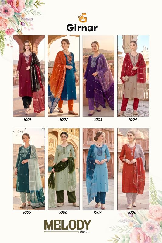 Girnar Melody vol 1 catalog kurtis wholesale in hyderabad