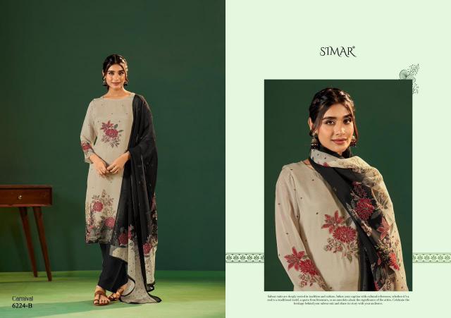 Glossy Simar Carnival 6224 catalog salwar kameez wholesale in madhyamgram video