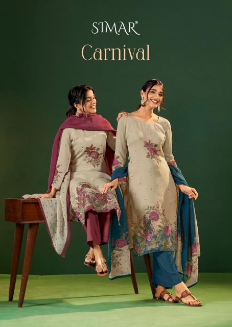 Glossy Simar Carnival 6224 catalog salwar kameez wholesale in madhyamgram video
