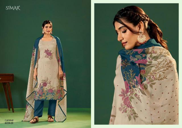 Glossy Simar Carnival 6224 catalog salwar kameez wholesale in madhyamgram video