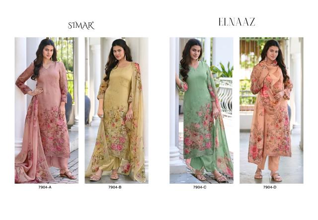 Glossy Simar Elnaaz 7904 catalog dubai salwar kameez wholesalers