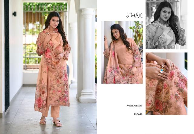 Glossy Simar Elnaaz 7904 catalog dubai salwar kameez wholesalers