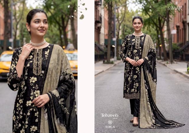 Glossy Simar Tehzeeb vol 2 8186 catalog wholesale salwar kameez market in bangalore