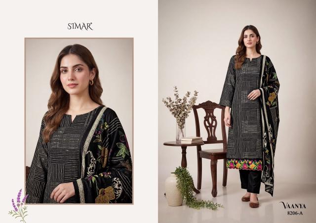 Glossy Simar Vaanya 8206 catalog wholesale salwar kameez suppliers in surat