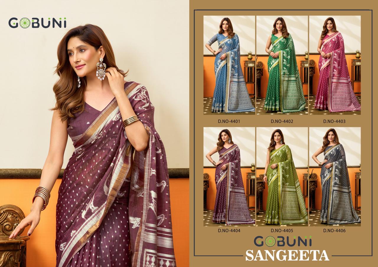 Gobuni Sangeeta catalog wholesale saree for business