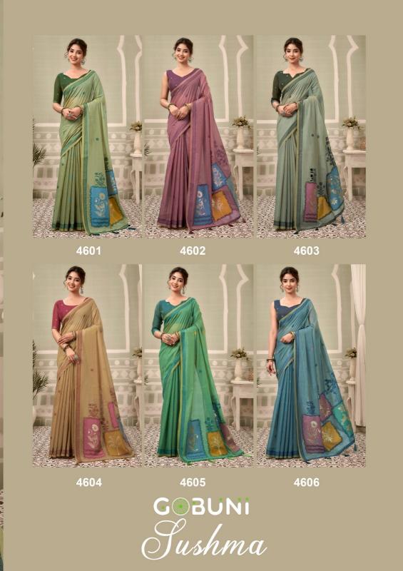 Gobuni Sushma catalog surat cotton sarees wholesale price list