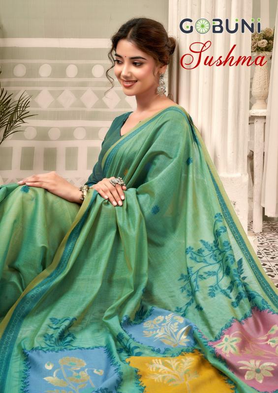 Gobuni Sushma catalog surat cotton sarees wholesale price list
