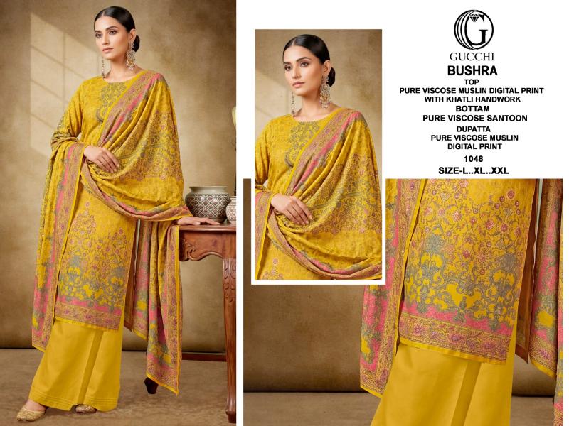 Gucchi 1043 to 1050 catalog pakistani readymade suits wholesale