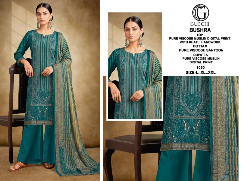 Gucchi 1043 to 1050 catalog pakistani readymade suits wholesale