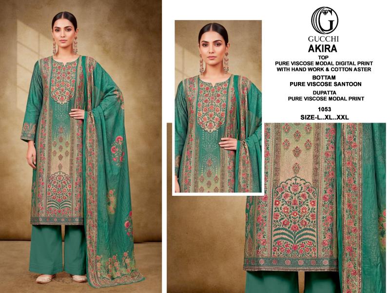 Gucchi Akira 1053 to 1060 catalog salwar kameez catalog wholesale