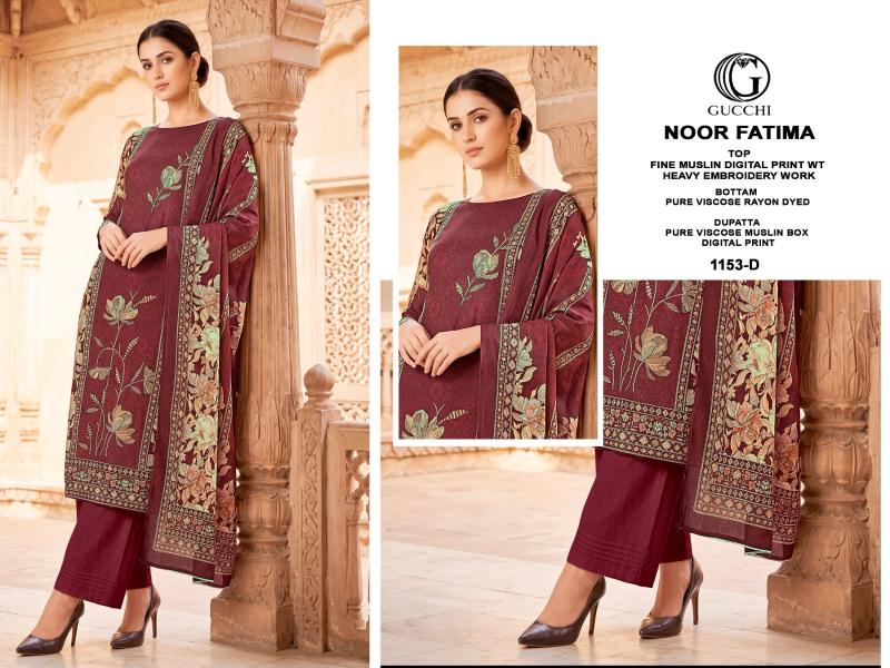 Gucchi Noor Fatima 1153 catalog patiala salwar kameez wholesale