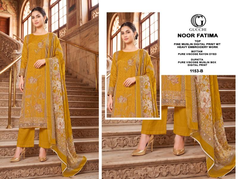 Gucchi Noor Fatima 1153 catalog patiala salwar kameez wholesale
