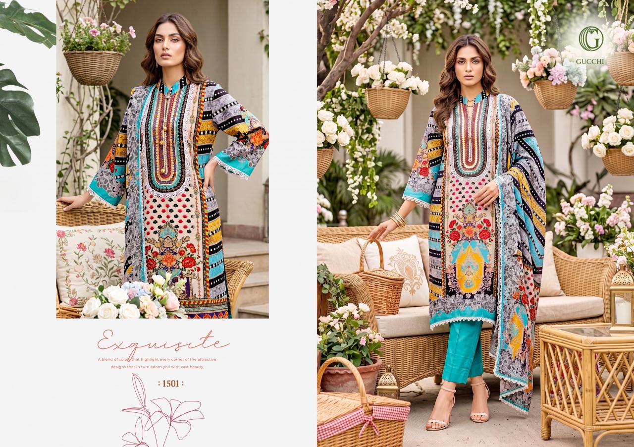 Gucchi Shahi 1501 catalog readymade salwar kameez wholesaler surat