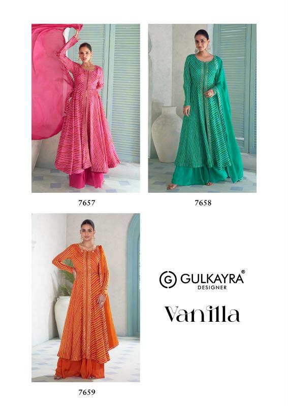 Gulkayra Vanilla catalog designer salwar kameez wholesale in delhi