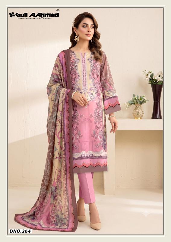 Gull Aahmed Lawn Collection Vol-32 – Karachi Dress Material Wholesale Catalog