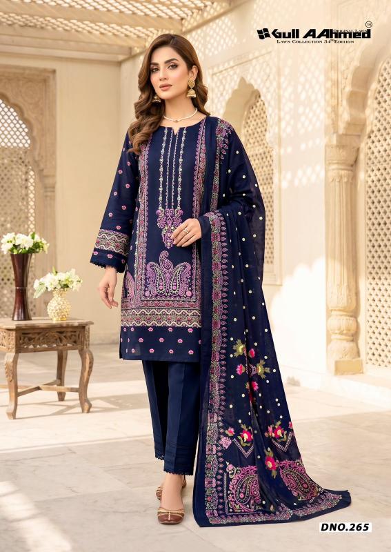 Gull Aahmed Lawn Collection Vol-32 – Karachi Dress Material Wholesale Catalog