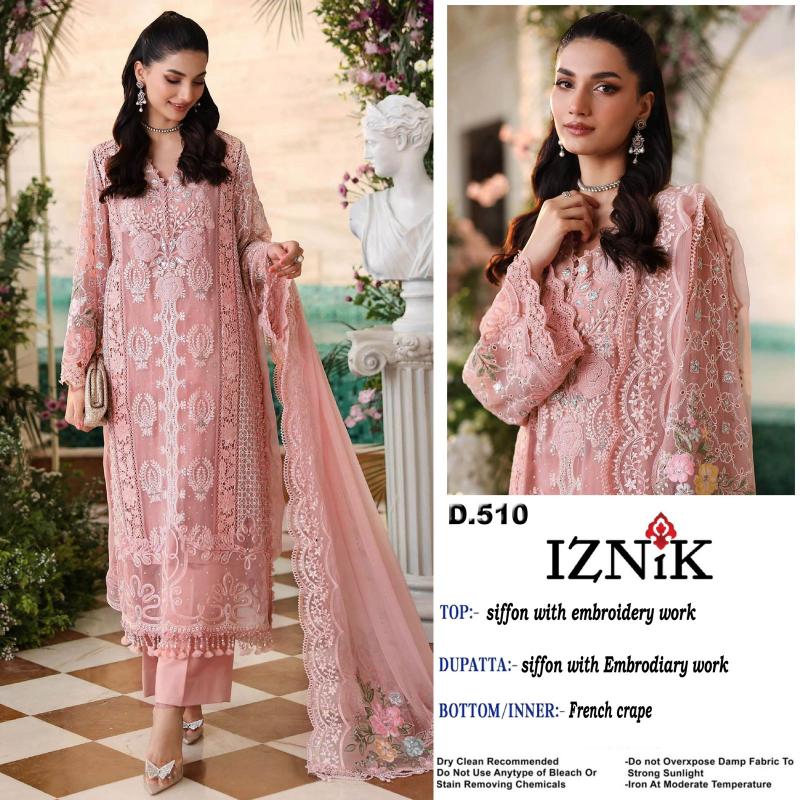 Iznik 510 Catalog wholesale pakistani salwar suits