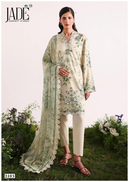 Jade Binsaeed Vol 21 – Karachi Dress Material Wholesale Catalog