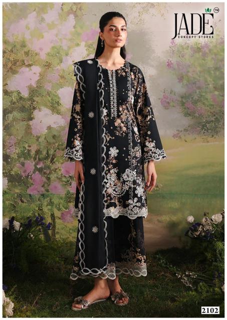 Jade Binsaeed Vol 21 – Karachi Dress Material Wholesale Catalog
