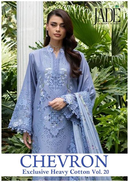 Jade Chevron Vol 20 – Karachi Dress Material Wholesale Catalog
