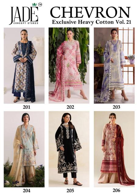 Jade Chevron vol 21 – Karachi Dress Material Wholesale Catalog