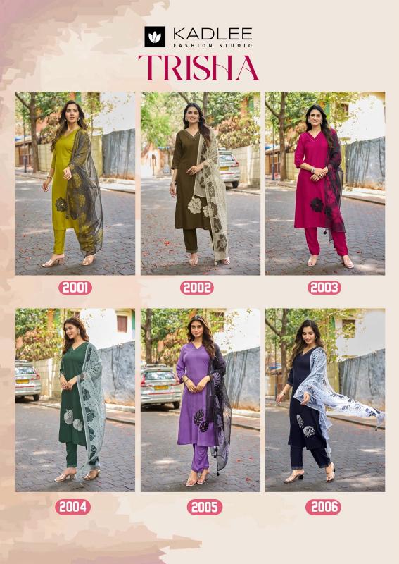 Kadlee Trisha catalog straight kurti wholesale in kolkata