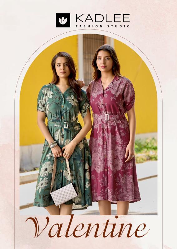 Kadlee Valentine catalog long kurtis wholesale online