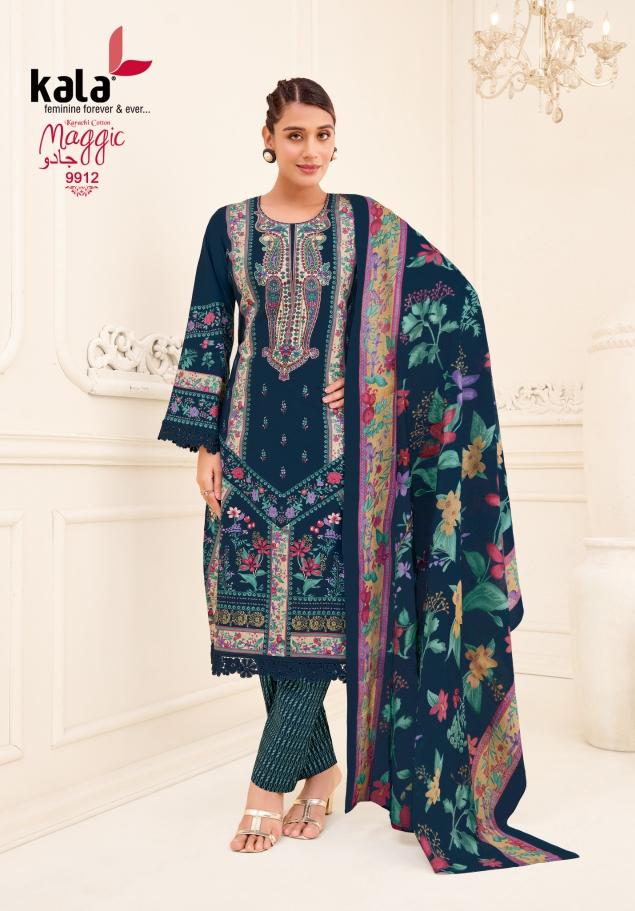 Kala Maggic Vol 25 – Karachi Kurti Pant With Dupatta Wholesale Catalog