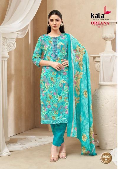 Kala Oreana Vol-9 – Kurti Pant With Dupatta - Wholesale Catalog