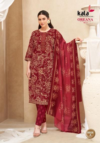 Kala Oreana Vol-9 – Kurti Pant With Dupatta - Wholesale Catalog