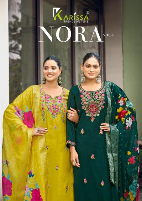 Karissa Nora Vol 5 catalog stitched kurtis wholesaler in surat