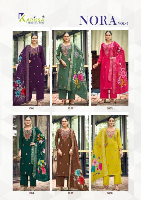 Karissa Nora Vol 5 catalog stitched kurtis wholesaler in surat