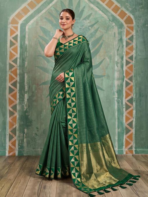 KATHAKALI by SHREE SHYAM FASHION fancy designer Art Silk FABRIC WITH saree wholesale with Fancy latkan AND FANCY ZARI BORDAR