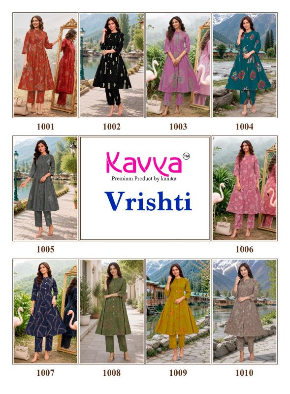 Kavya Vrishti vol 1 catalog mumbai wholesale co ord set