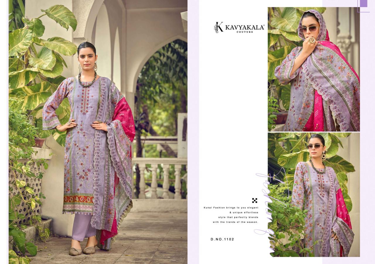 KavyaKala Bin Saeed vol 11 Catalog pakistani lawn suits wholesale in india