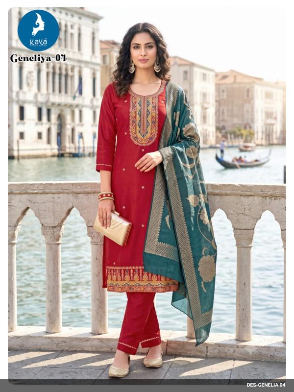 Kaya Genelia 0.1 catalog exclusive designer kurtis wholesalers in gujarat