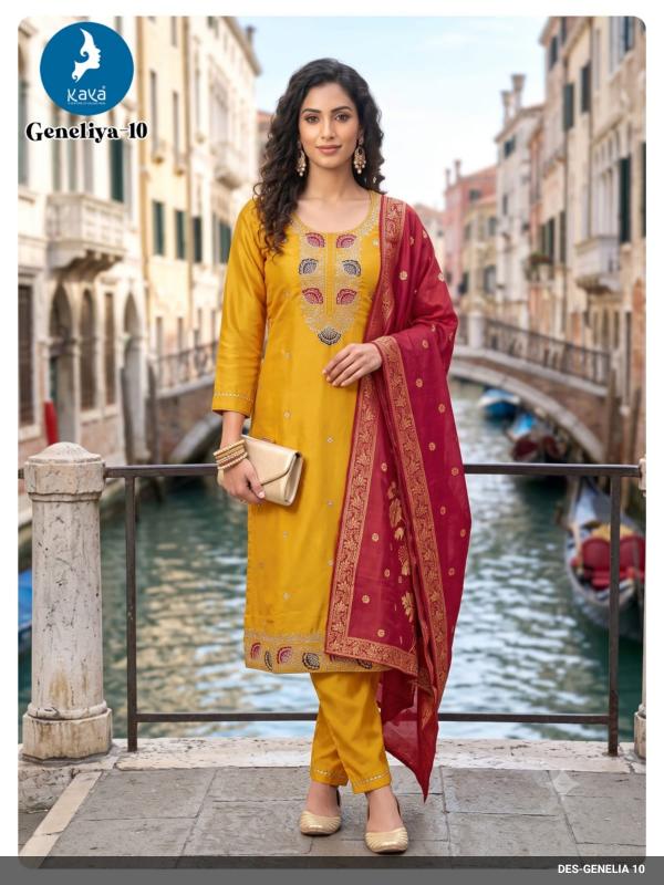 Kaya Genelia 0.1 catalog exclusive designer kurtis wholesalers in gujarat