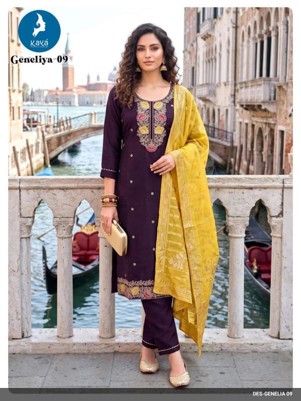 Kaya Genelia 0.2 catalog floor length kurtis wholesale online