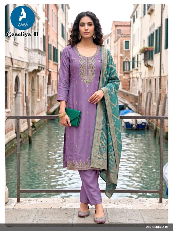 Kaya Genelia 0.2 catalog floor length kurtis wholesale online