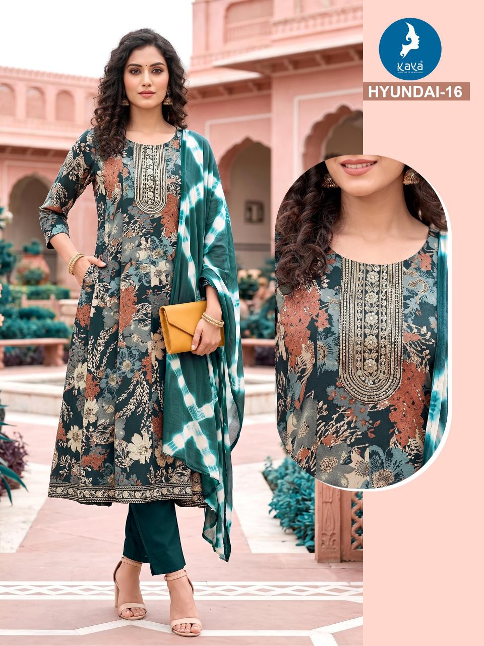 Kaya Hyundai 13 to 16 catalog kurtis wholesale suppliers in surat