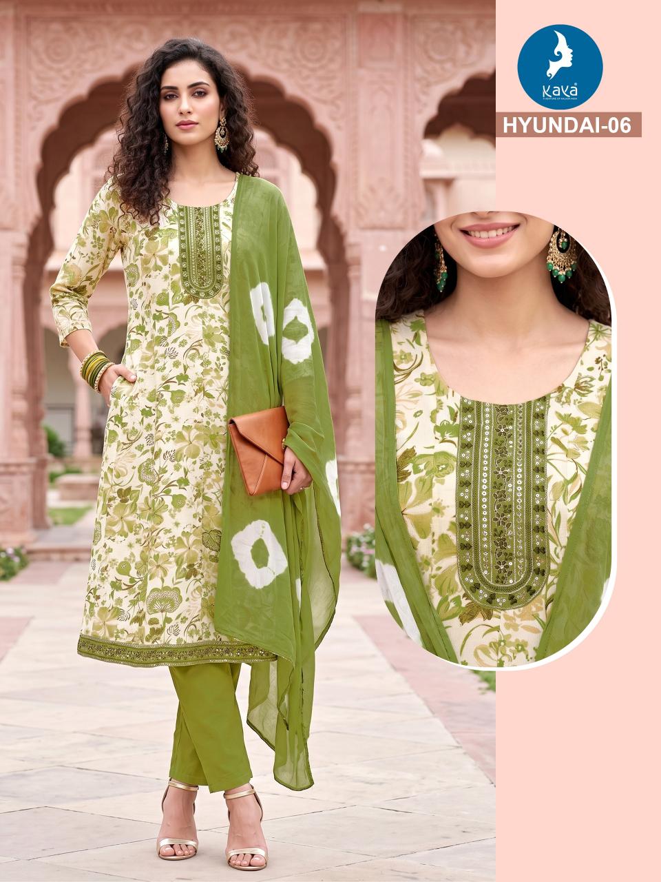 Kaya Hyundai 5 to 8 catalog kurtis wholesale seller india and prices