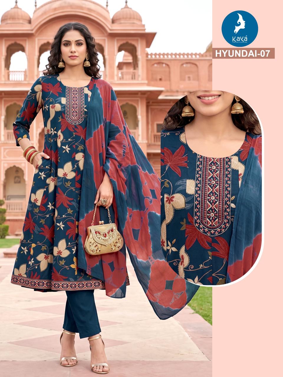 Kaya Hyundai 5 to 8 catalog kurtis wholesale seller india and prices