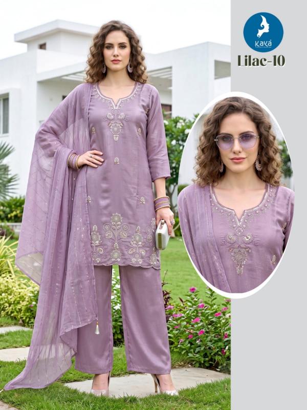 Kaya Lilac 0.3 catalog branded kurtis wholesale in mumbai