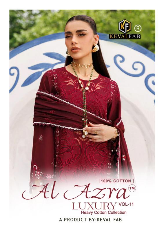 Keval Fab Al Azara Vol 11 – Karachi Kurti Pant With Dupatta Wholesale Catalog