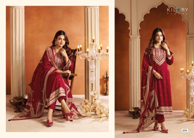 Kilory Miracle catalog aari work salwar kameez wholesale