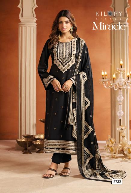 Kilory Miracle catalog aari work salwar kameez wholesale