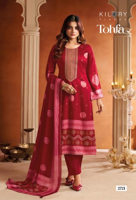 Kilory Tohfa catalog wholesale unstitched salwar kameez suppliers