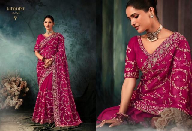 Kimora Bridal Nx catalog wedding saree wholesalers surat